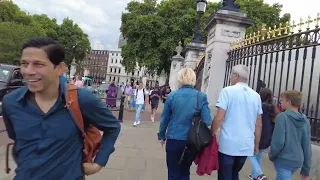 [4K] London walk |  Buckingham Palace to BIG BEN | August 2022