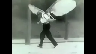 First Human Attempt to Fly in the Air