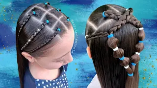 2 IDEAS DE PEINADOS CON CABELLO SUELTO ⭐💙 FÁCILES Y BONITOS/ RECOPILACIÓN