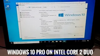 How to install windows 10 pro 64 bit on Intel core 2 duo with 2gb ram