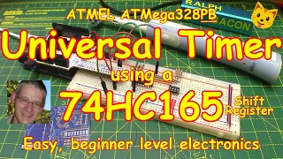 #161 ATMega328PB 74HC165 Universal ⏱️ Timer (or something else)