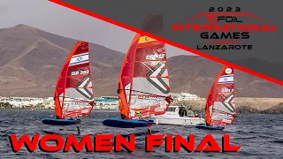 Recap: Woman Final - Lanzarote iQFOIL International Games 2023