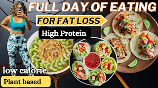 What I eat to lose fat |121g Protein, 1755 calories| Easy High protein meals #veganfitness