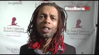 Antoine Dodson arrives at Rouge Follies Celebrity Holiday Spectacular