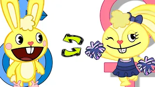 HTF CHARACTERS  CHANGE GENDER. Happy Tree Friends Compilation