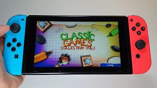 Classic Games Collection Vol.1 Nintendo Switch gameplay