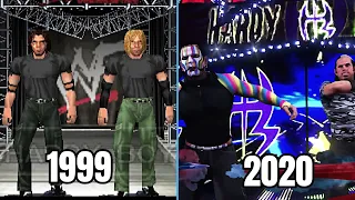 Evolution of The Hardy Boyz Entrance 1999 -2020 - WWE Games