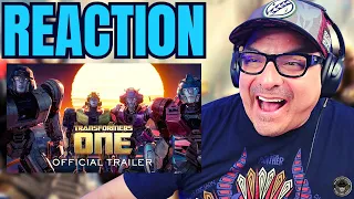 TRANSFORMERS ONE | Official Trailer REACTION!! | Paramount Pictures