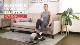 15 Min Under Desk Elliptical Workout for Beginners