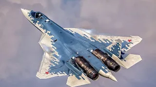 Сухой Су-57 в действии 2020