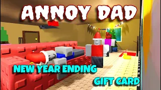 Happy New Year! + Gift Card + Glitch - Annoy Dad [ROBLOX]