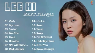 Lee Hi ( 이하이) - 노래 베스트 (TOP 9) [ sad/chill Playlist]