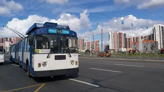 Троллейбус, маршрут №45 ЗиУ-683 БМ1 б.1133 (25.08.2020) Санкт-Петербург