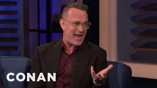 Tom Hanks Is Insecure About His "Squeaky Voice" & "Big Ass" | CONAN on TBS