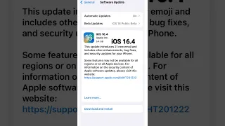 iOS 16.4 Rc Version Update What’s new 😍 Storage #ios #ios16.4