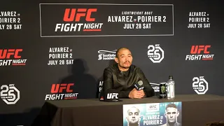 Jose Aldo: B.J. Penn was 'there for me' during 'worst parts of fight week'