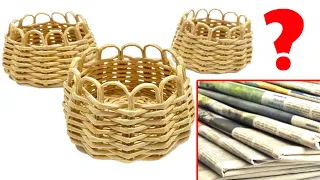 Nobody Believes That I Made These Baskets Out of Paper❗️#trending #viral