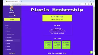 New Way to get VIP using $pixel  @pixels_xyz