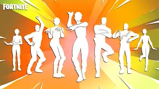 Top 100 Legendary Fortnite Dances With Best Music! (Padam Padam, Boo'd Up Groove, Dance Domino)