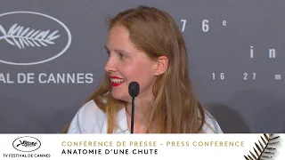 Anatomie d’une chute – Press Conference - EV – Cannes 2023