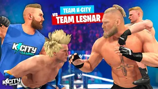 K-CITY vs Team BROCK LESNAR (in WWE 2k23)