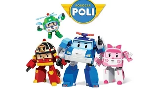 Поли Робокар Раскрась Поли  Poli Robocar Coloring Poli