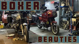 BOXER BEAUTIES: Our BMW Airheads! Ex-Police BMW R80 RT &  R80/7