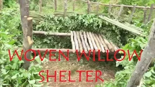Woven Willow Shelter Build at Carlisle195 village