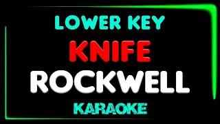 Rockwell - Knife - KARAOKE - Lower Key