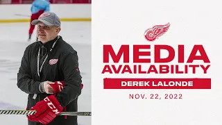 Head Coach Derek Lalonde following Tuesday's practice day