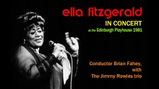 Ella Fitzgerald in Concert Edinburgh 1981