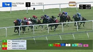 Gulfstream Park Carrera 1 - 11 de Julio 2021