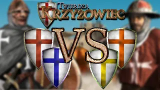 Która drużyna zwycięży? BITWA MULTIPLAYER w grze Twierdza Krzyżowiec