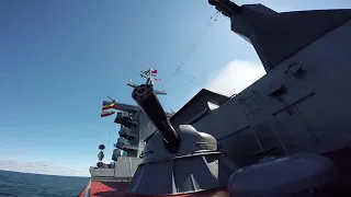 Russian Destroyer CIWS Firing Off 10,000 Rounds Per Minute – Hunter Killer HD