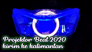 Lampu Beat 2020 kirim ke kalimantan single projektor