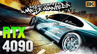 Need for Speed Most Wanted on RTX 4090 8K
