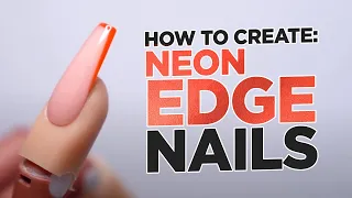 Did He Just Use an E File to Create a Neon Edge Nail?