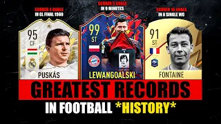 TOP 25 Greatest WORLD RECORDS in Football History! 😱🤯