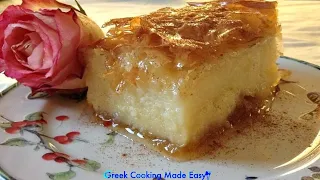 Galaktoboureko the divine UPDATED - Greek Custard dessert - Γαλακτομπούρεκο το θεσπέσιο στα Ελληνικά