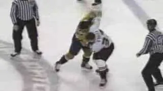 Shane Obrien vs Jordin Tootoo(hockey fight)