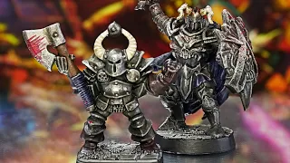 Speed painting HeroQuest: Dread Knights/Chaos Warriors