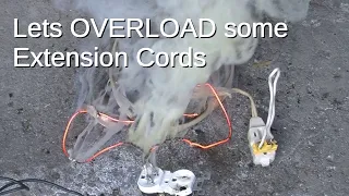 Lets try overloading some extension cords.