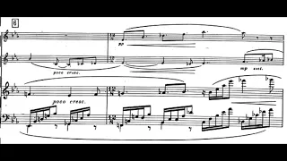 Charles Koechlin - Epitaphe for Flute, Saxophone and Piano, Op. 164 (1937) [Score-Video]