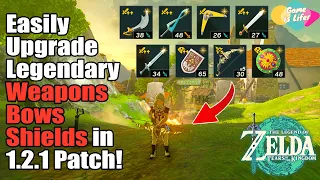 EASIEST 1.2.1 Weapon Stat Transfer Glitch! EASILY UPGRADE YOUR LEGENDARY WEAPONS/BOWS/SHIELDS