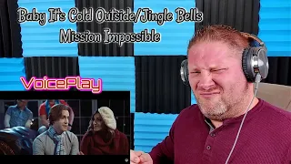 Baby It's Cold Outside | VoicePlay Feat. Shoshana Bean & Mission: Jingle Bells REACTION