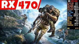 Ghost Recon Breakpoint - RX 470 4GB - Core i5 3570 - 1080p