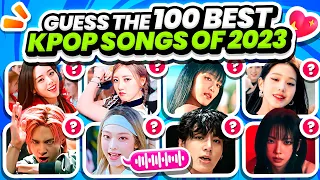 Guess the 100 KPOP SONGS of 2023 in 3 seconds - KPOP REWIND 2023 - KPOP QUIZ 2023 / 2024