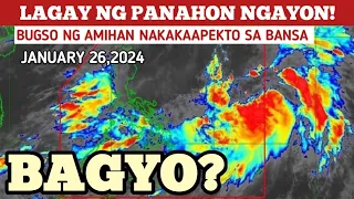 LOW PRESSURE AREA/BAGYO UPDATE! JANUARY 26,2024 WEATHER UPDATE TODAY|PAGASA WEATHER UPDATE