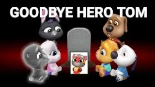 GOODBYE HERO TOM - AMONG US - My Talking Tom Friends - Talking Tom Hero Dash