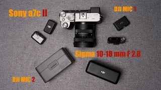 Обзор Sigma 10-18 mm F2.8, DJI MIC 1 vs DJI MIC 2, Sony a7c2, DJI Action 2